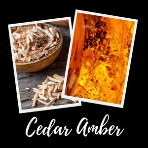 12oz Cedar Amber Scented Mason Jar Soy Candle