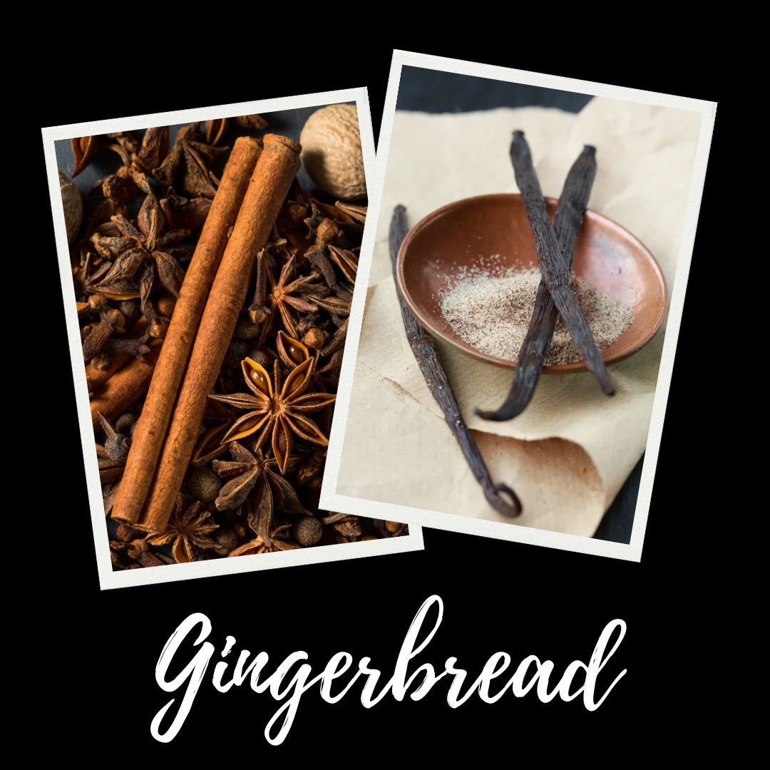 12oz Gingerbread Scented Mason Jar Soy Candle