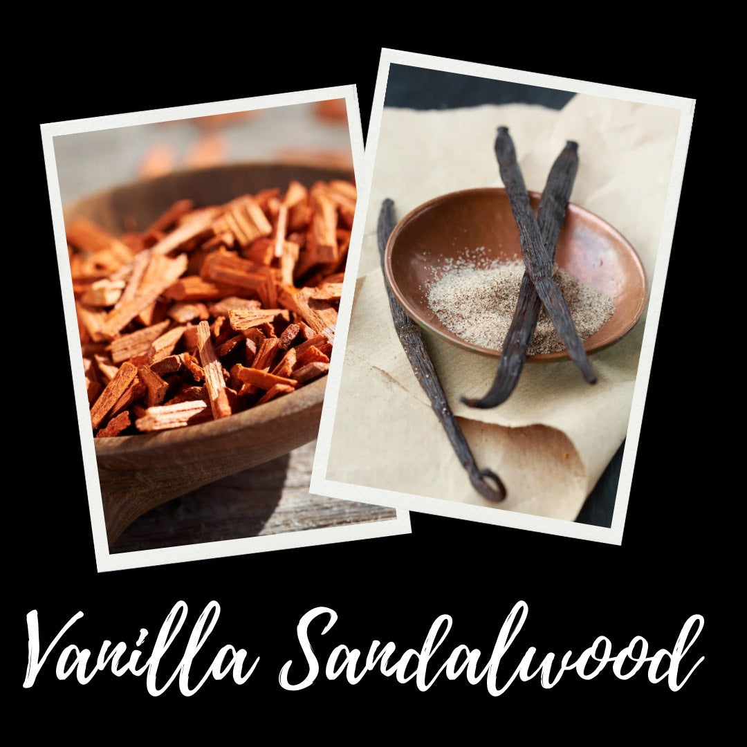 12oz Vanilla Sandalwood Scented Mason Jar Soy Candle