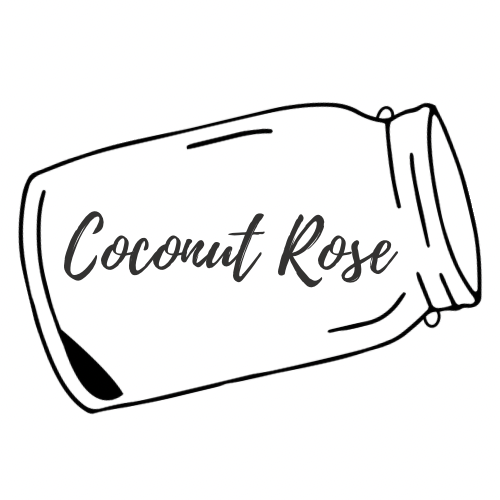 12oz Coconut Rose Scented Soy Candle - Citchen Candle Co.